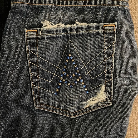 A Pocket 7FAM for all Mankind Jeans gemstones rhinestone dazzle - Picture 5 of 6